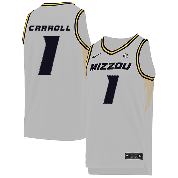 Missouri Tigers 1 DeMarre Carroll White College Basketball Jersey