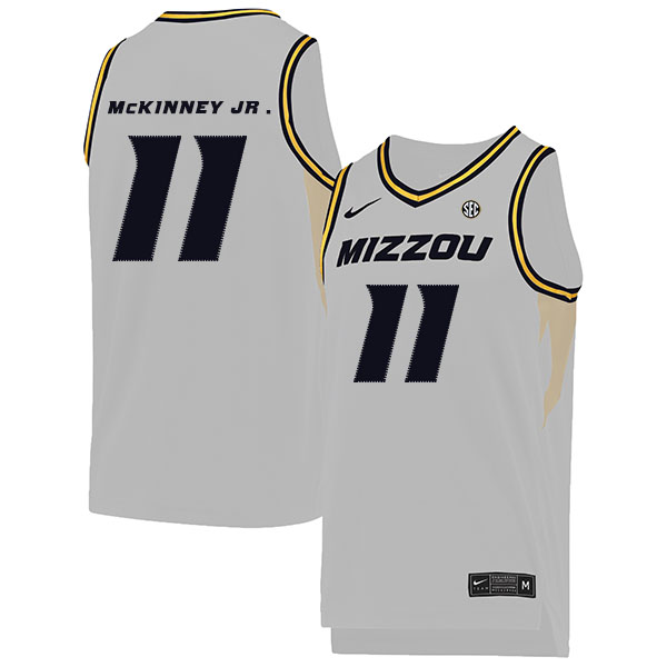 Missouri Tigers 11 Mario McKinney Jr. White College Basketball Jersey.jpeg