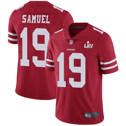 Nike 49ers 19 Deebo Samuel Red Youth 2020 Super Bowl LIV Vapor Untouchable Limited Jersey