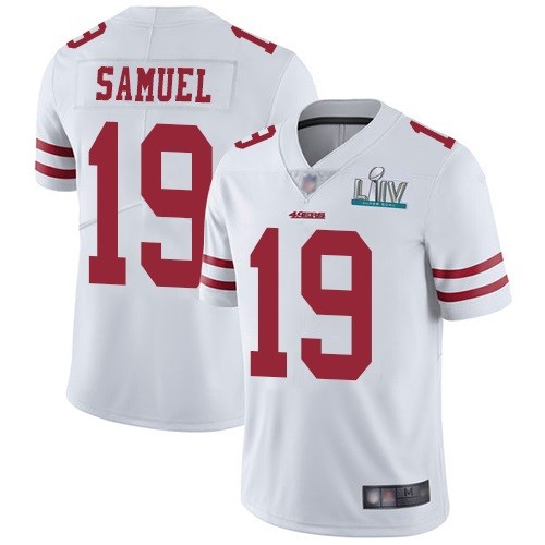 Nike 49ers 19 Deebo Samuel White Youth 2020 Super Bowl LIV Vapor Untouchable Limited Jersey