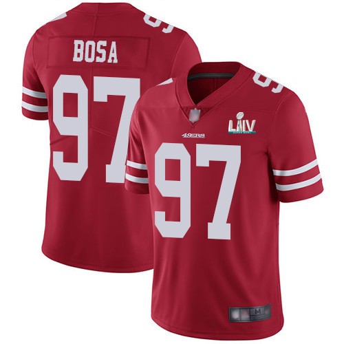 Nike 49ers 97 Nick Bosa Red Youth 2020 Super Bowl LIV Vapor Untouchable Limited Jersey