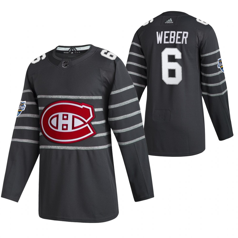 Canadiens 6 Shea Weber Gray 2020 NHL All-Star Game Adidas Jersey