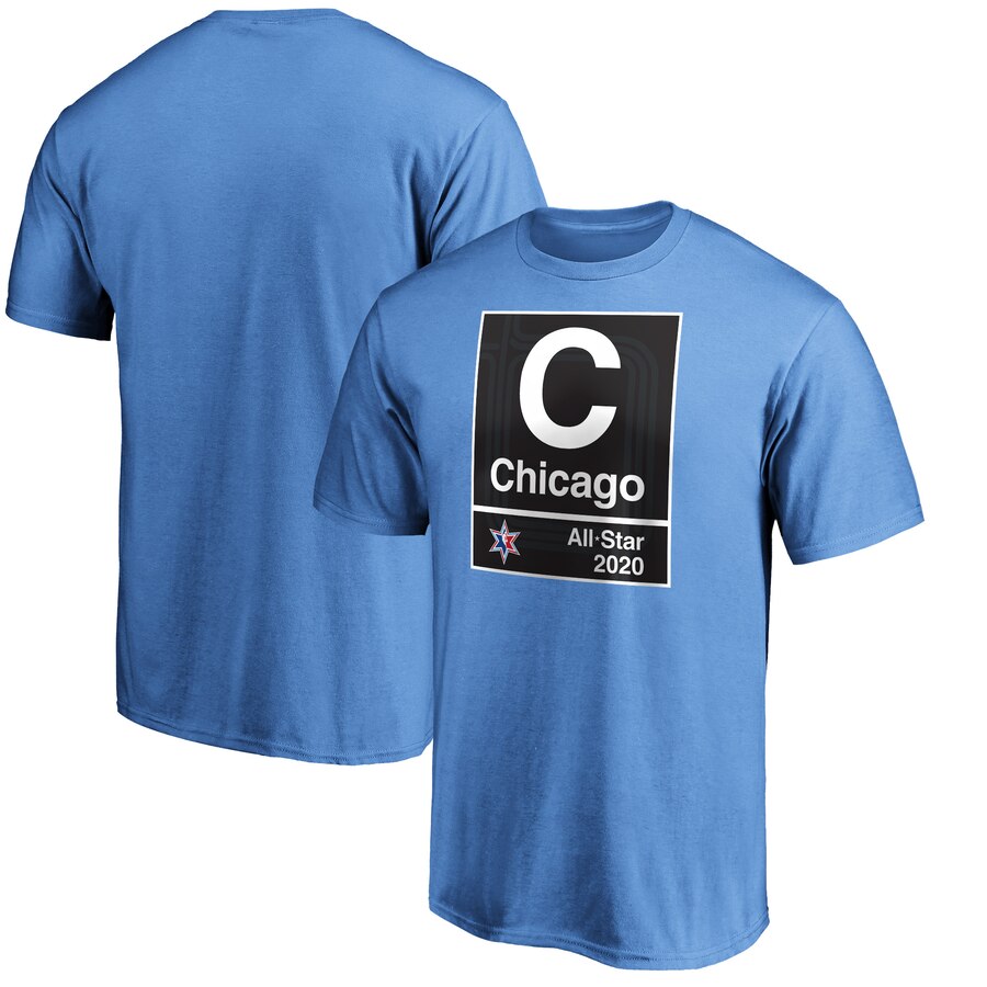 Fanatics Branded Blue 2020 NBA All-Star Game Subway T-Shirt