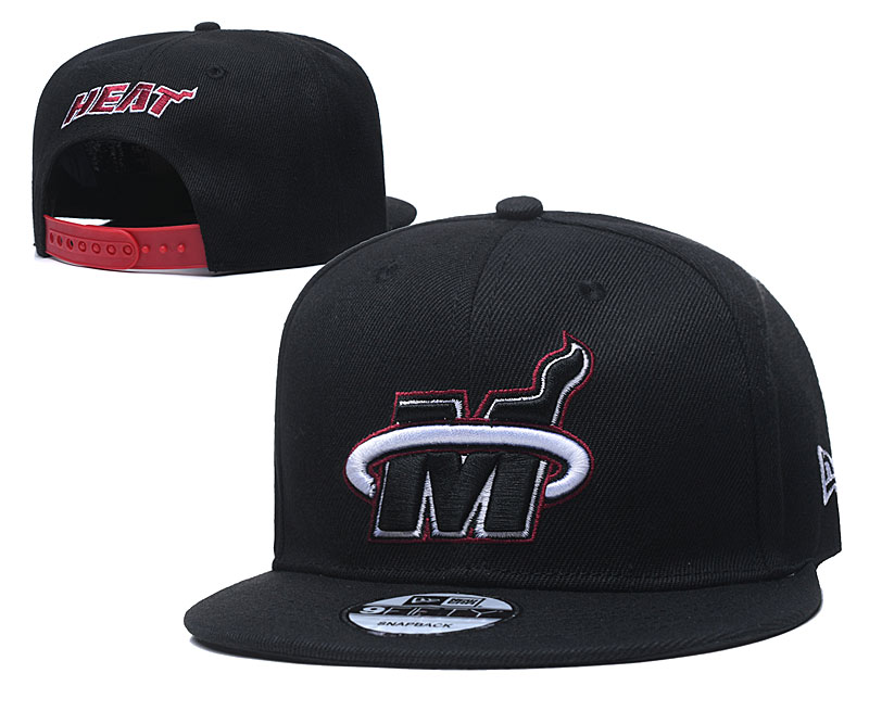 Heat Team Logo Black Adjustable Hat TX