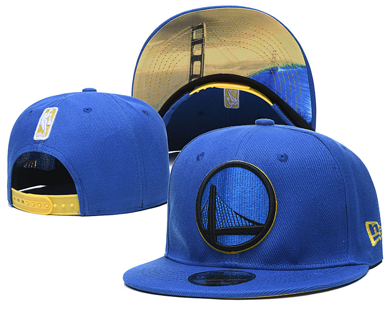 Warriors Team Logo Blue Adjustable Hat YD