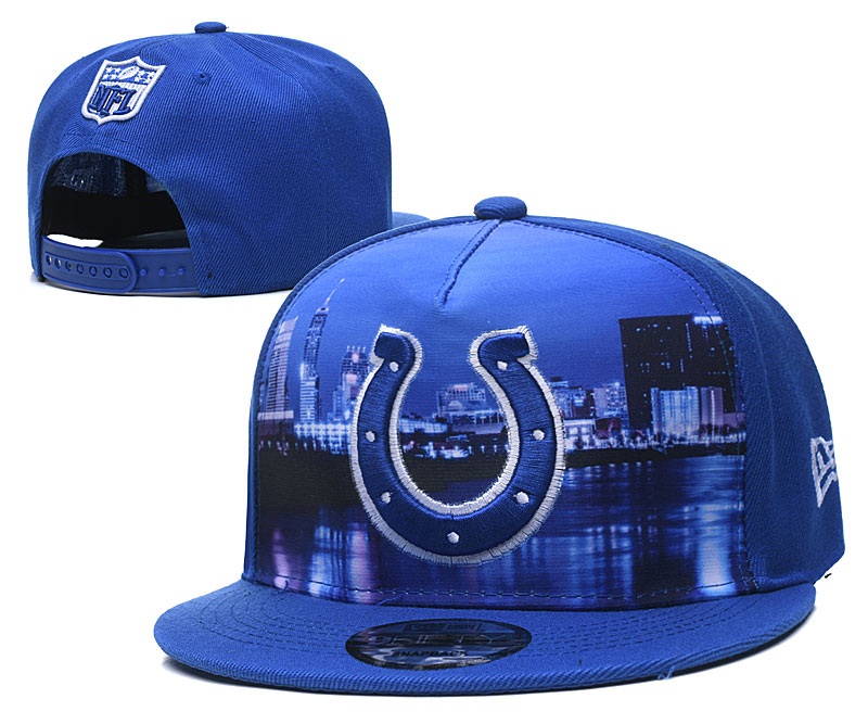 Colts Team City Logo Blue Adjustable Hat YD