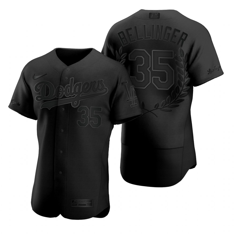 Dodgers 35 Cody Bellinger Black Nike Flexbase Fashion Jersey