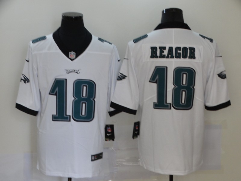 Nike Eagles 18 Jalen Reagor White 2020 NFL Draft First Round Pick Vapor Untouchable Limited Jersey