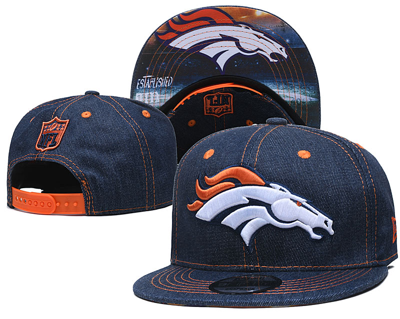 Broncos Team Logo Navy Established Adjustable Hat YD