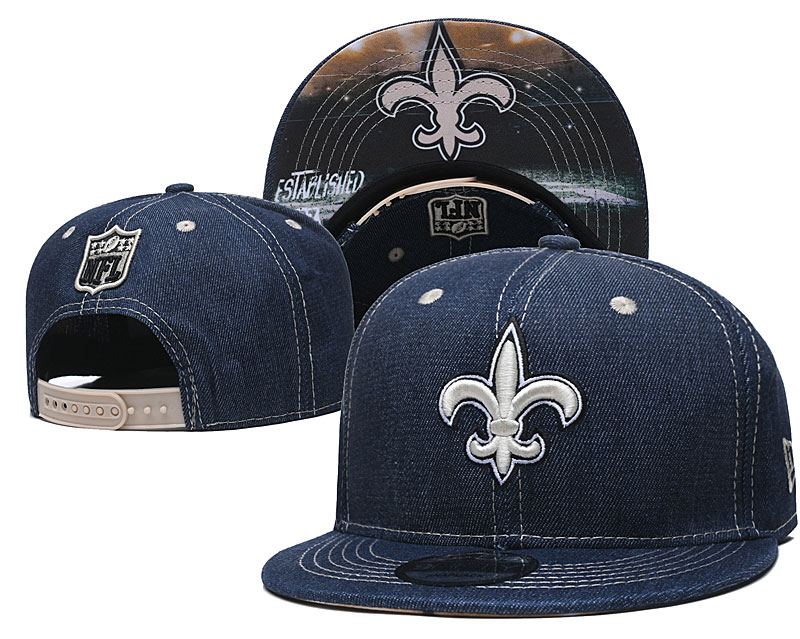 Saints Team Logo Navy Established Adjustable Hat YD