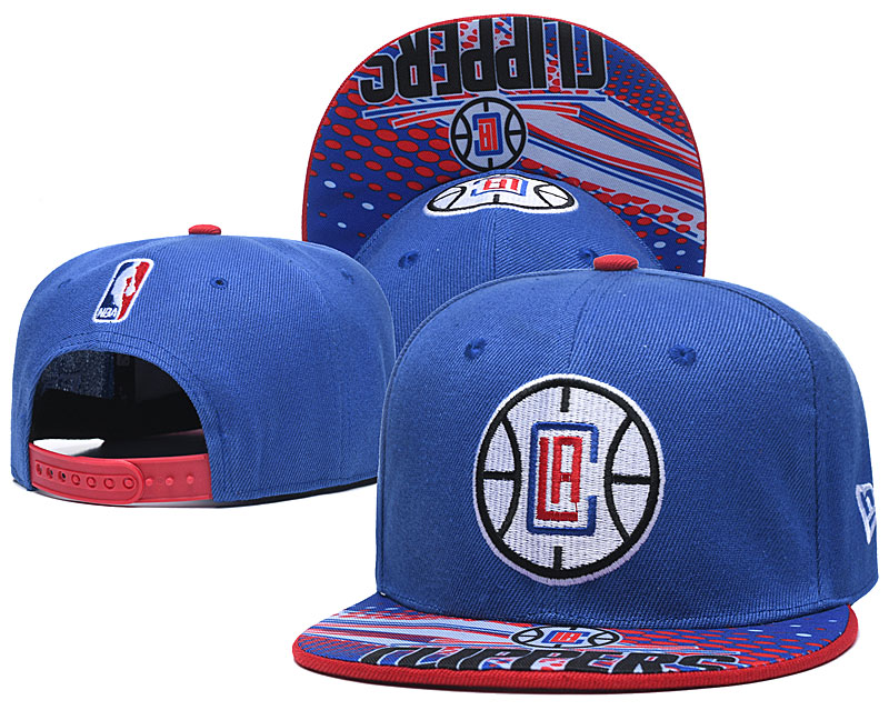 Clippers Team Logo Blue Adjustable Hat LH