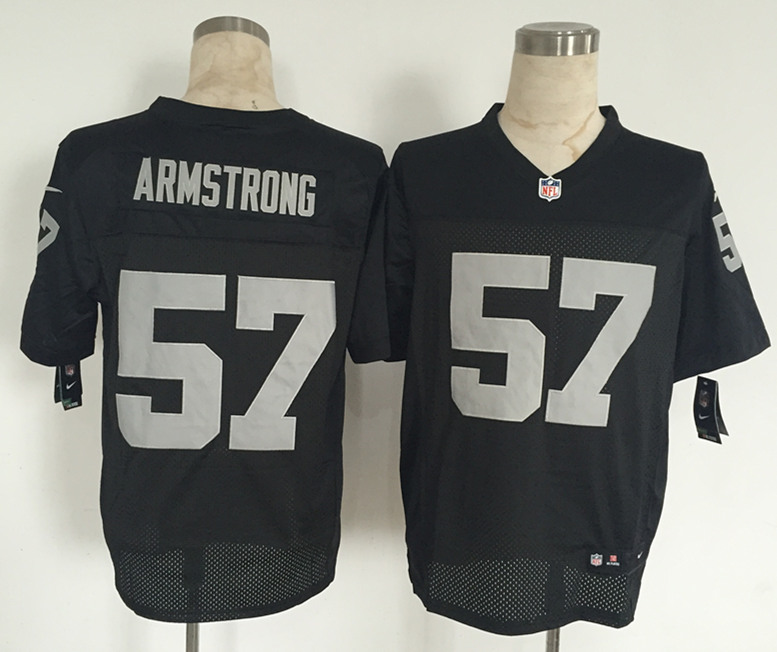 Nike Raiders 57 Armstrong Black Elite Jersey