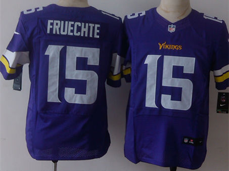 Nike Vikings 15 Isaac Fruechte Purple Elite Jersey
