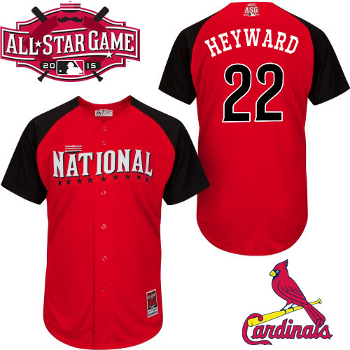National League Cardinals 22 Heyward Red 2015 All Star Jersey