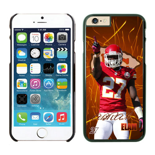 Kansas City Chiefs iPhone 6 Plus Cases Black