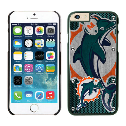 Miami Dolphins iPhone 6 Plus Cases Black25