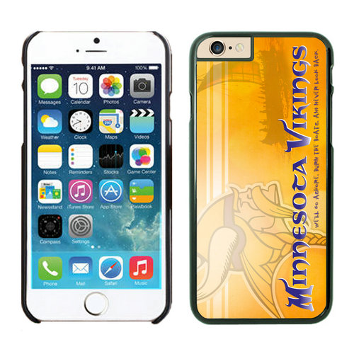 Minnesota Vikings iPhone 6 Plus Cases Black25