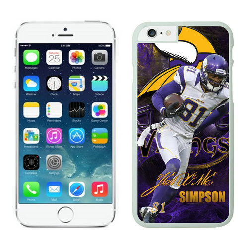 Minnesota Vikings iPhone 6 Plus Cases White22