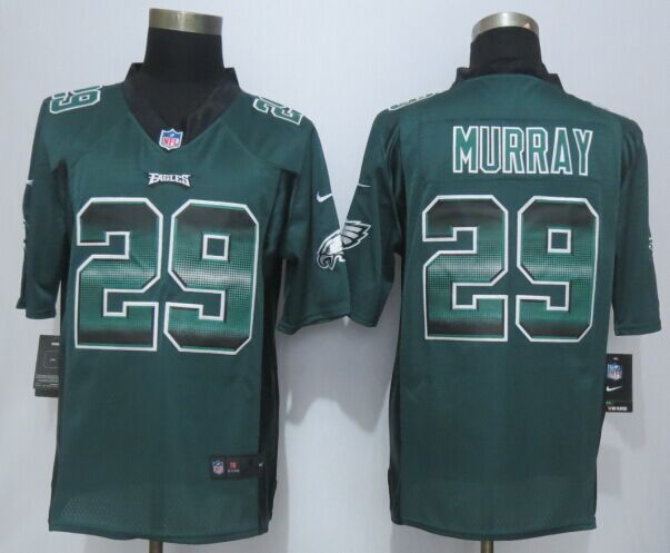 Nike Eagles 29 Murray Green Pro Line Fashion Strobe Jersey