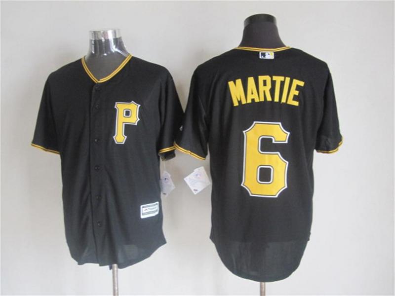 Pirates 6 Martie Black New Cool Base Jersey