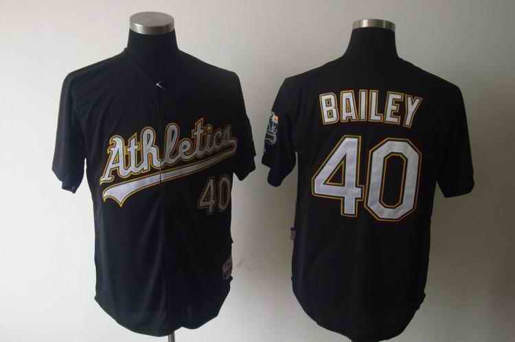 Athletics 40 Bailey black Jerseys