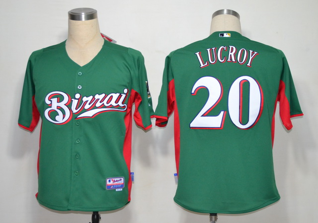 Brewers 20 Locroy Green Jerseys