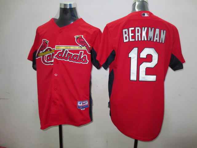 Cardinals 12 Berkman Red Jerseys