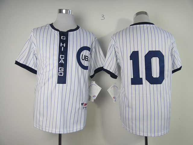 Chicago Cubs 10 Santo Authentic 1909 Turn The Clock Jersey
