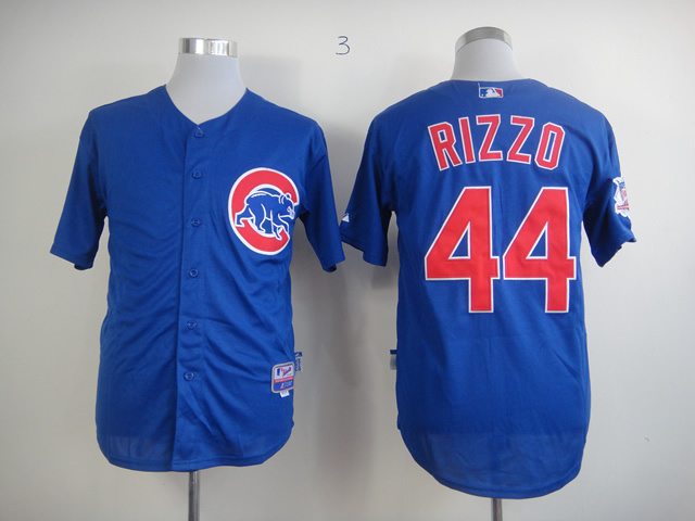 Cubs 44 Rizzo Blue Jerseys