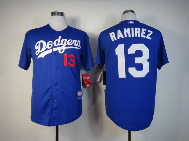 Dodgers 13 Ramirez Blue Jerseys