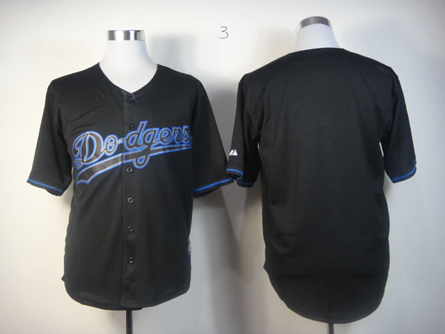 Dodgers Blank Black Fashion Jerseys