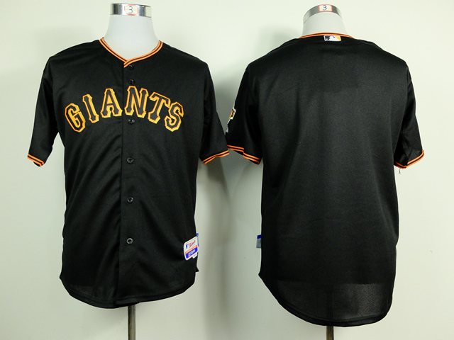 Giants Black Cool Base Jerseys