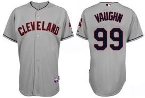 Indians 99 Ricky Vaughn Grey Jerseys