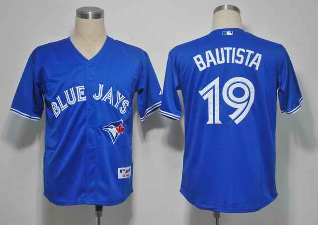 Jays 19 Jose Bautista Blue jerseys