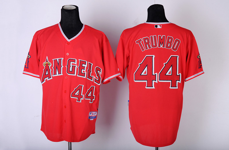 Los Angeles Angels 44 Trumbo Red Jerseys