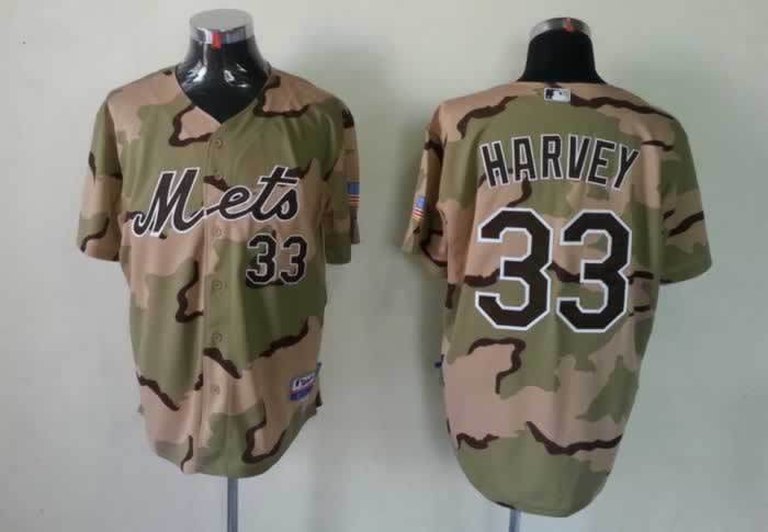 Mets 33 Harvey Camo Jerseys