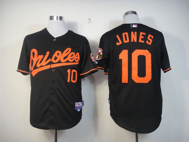 Orioles 10 Jones Black Fashion Jerseys
