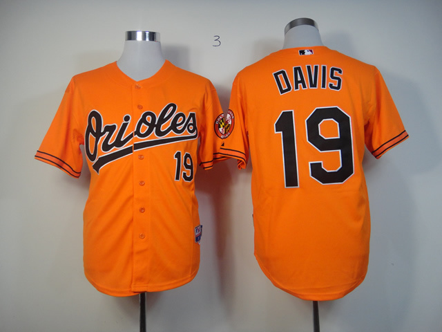 Orioles 19 Davis Orange Jerseys