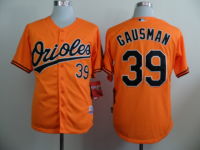Orioles 39 Gausman Orange Jerseys