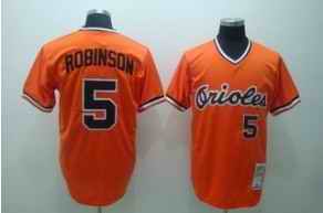 Orioles 5 Robinson Orange Jerseys