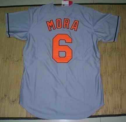 Orioles 6 Mora Grey Jerseys