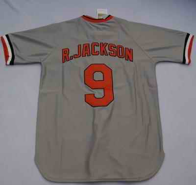 Orioles 9 R.Jackson Grey Jerseys