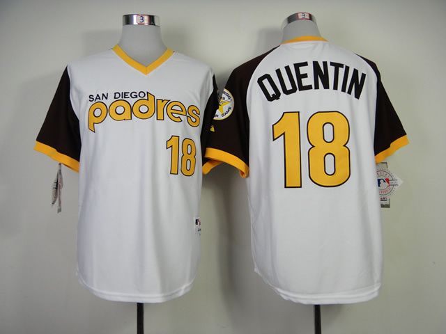 Padres 18 Quentin White Turn Back The Clock Jerseys