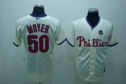 Phillies 50 Jamie Moyer cream Jerseys
