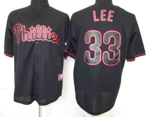 Phillis 33 Lee Black Fashion jerseys