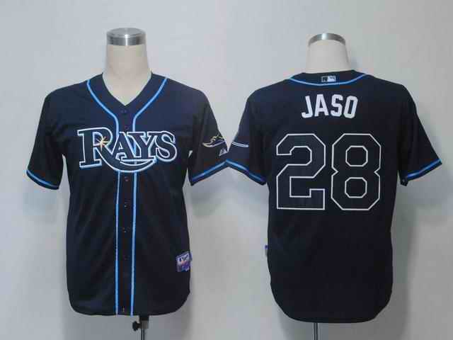 Rays 28 Jaso dark blue Jerseys