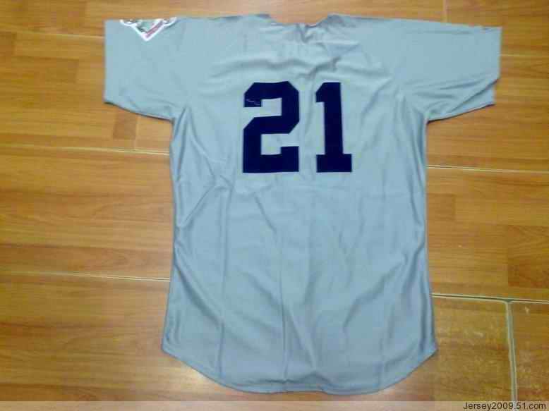 Red Sox 21 Clemens Grey Jerseys