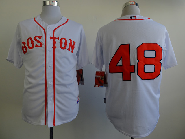 Red Sox 48 Sandoval White Cool Base Jerseys