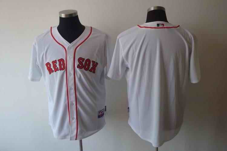 Red Sox White Blank Jerseys