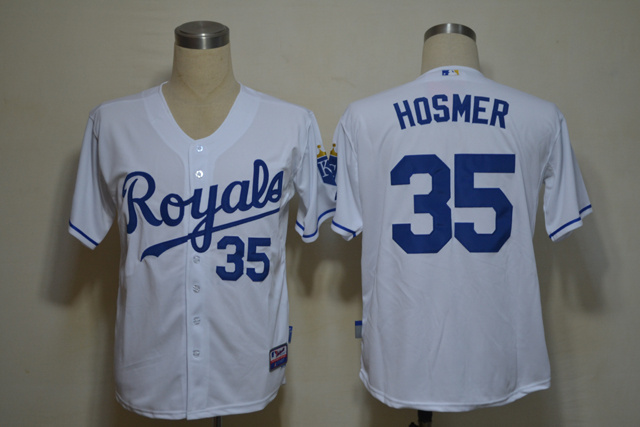 Royals 35 Hosmer White Jerseys